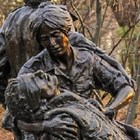 Photograph of the Vietnam Women\'s Memorial in Washington, DC