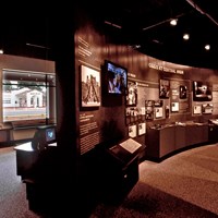 Little Rock Central High School NHS visitor center and exhibits