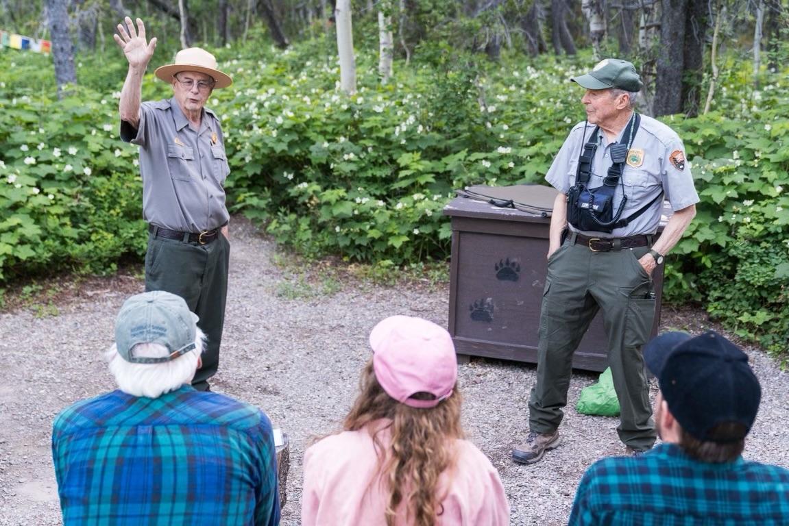 Many Glacier Campground Evening Talk