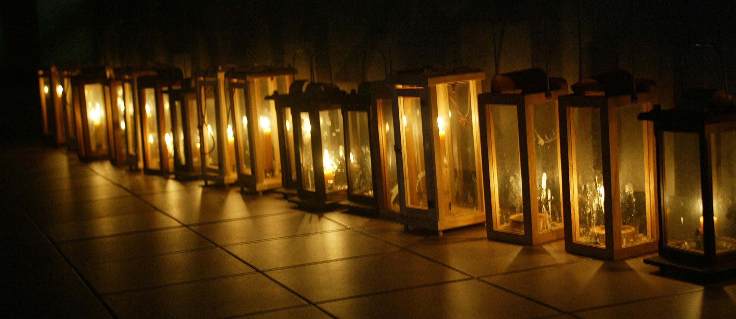 Line of lanterns