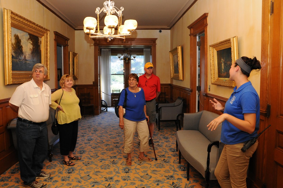 Mansion Interior Hallway