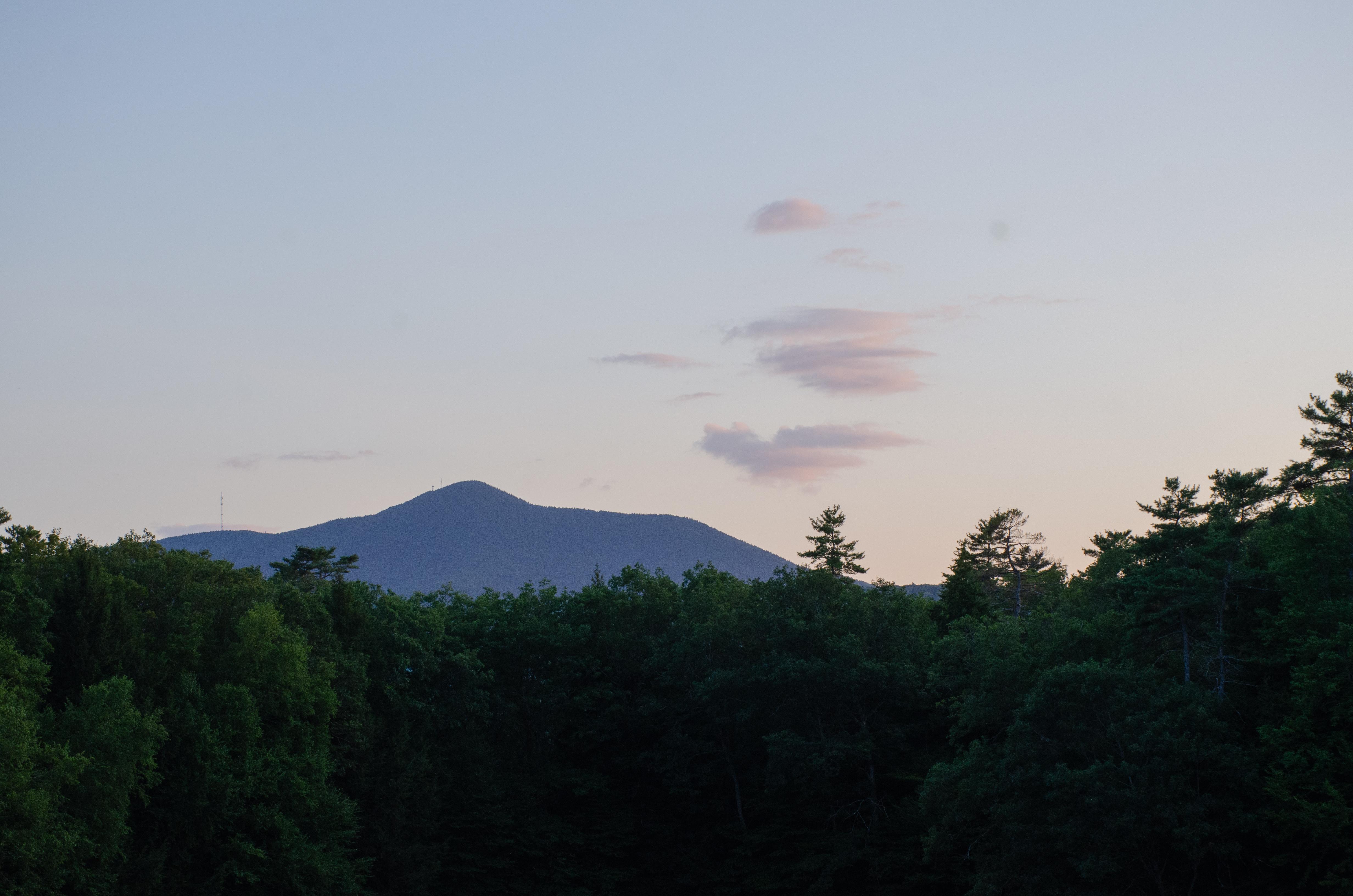 mountain at twilight