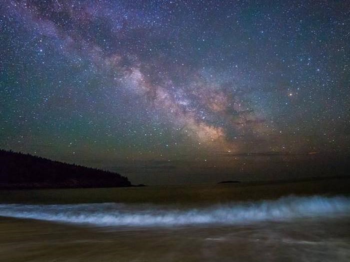 Stars Over Sand Beach