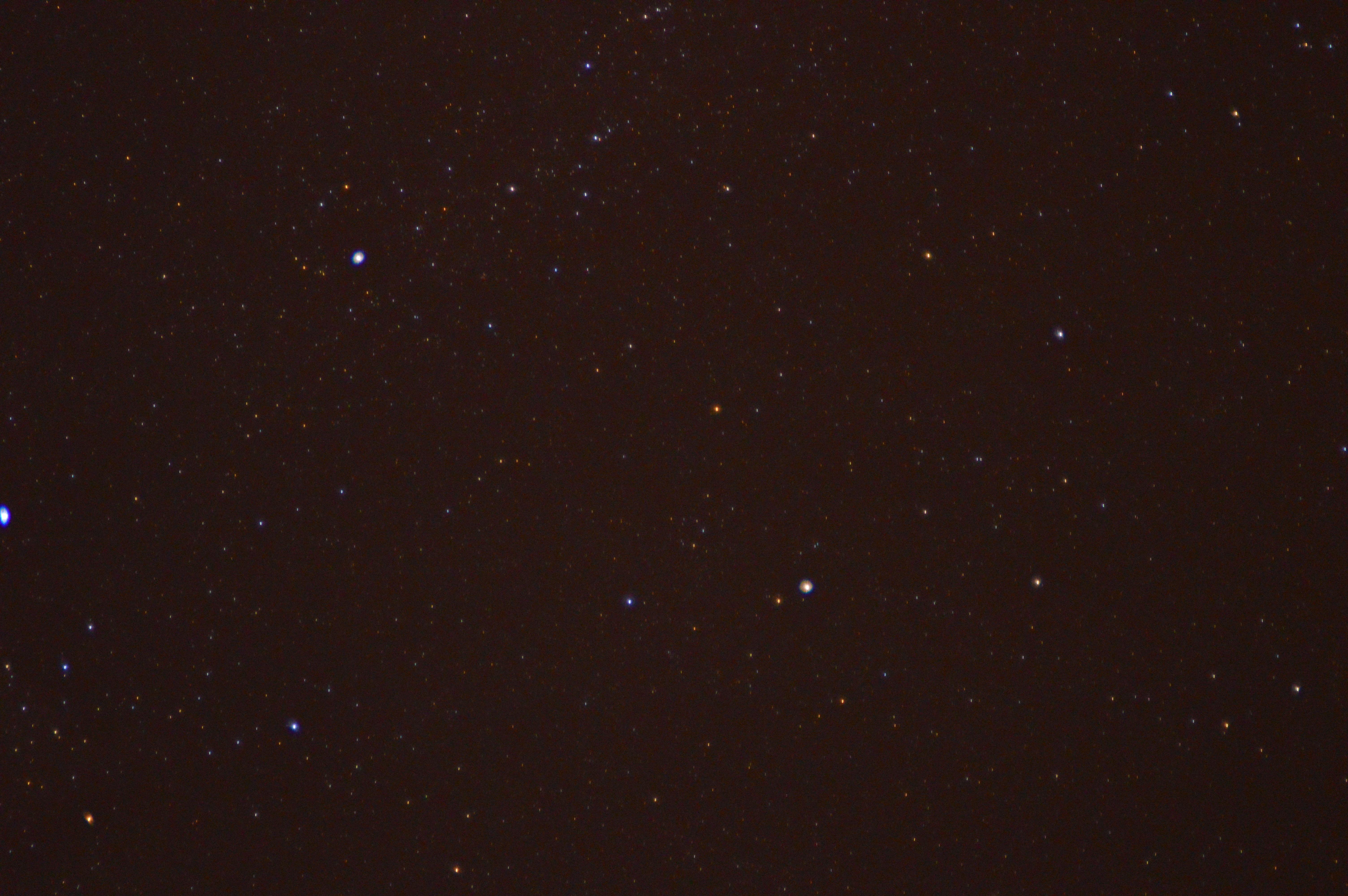 Stars in dark sky