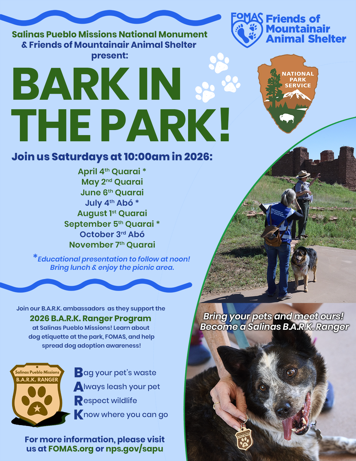 BARK in the Park Event!