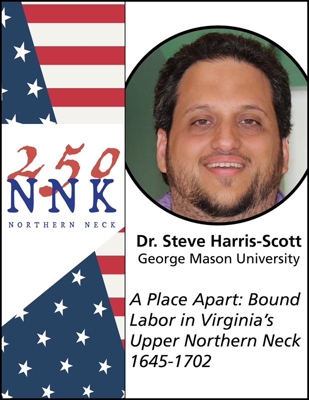 A graphic with a headshot of a man imposed to the left of a flag graphic with event text underneath.
