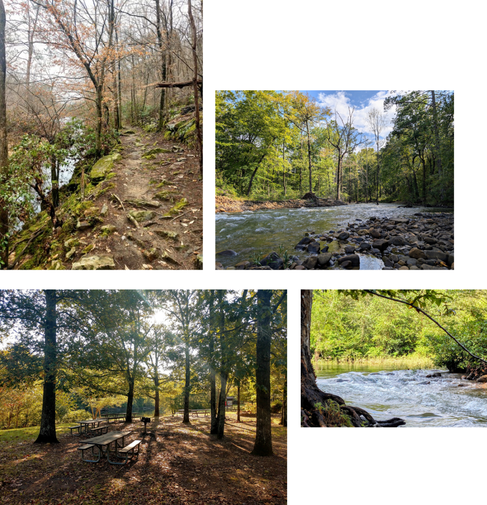 pictures of canyon mouth park with trees and water