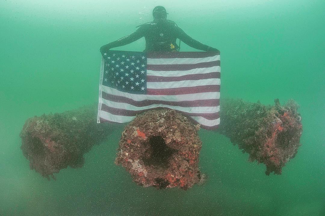 Underwater at the USS Arizona