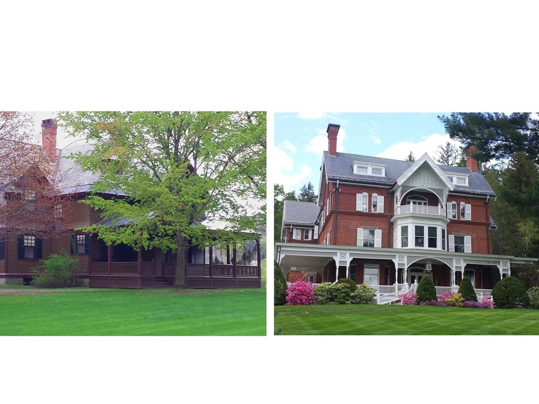 1890s Billings Farm House and Mansion collage