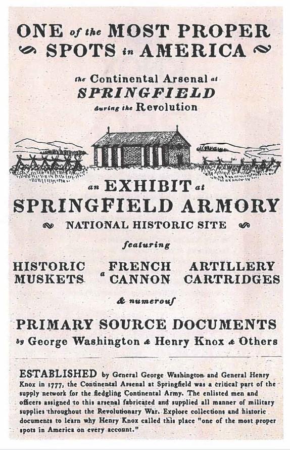 "One of the Most Proper Spots in America"-The Continental Arsenal at Springfield during the Revolution