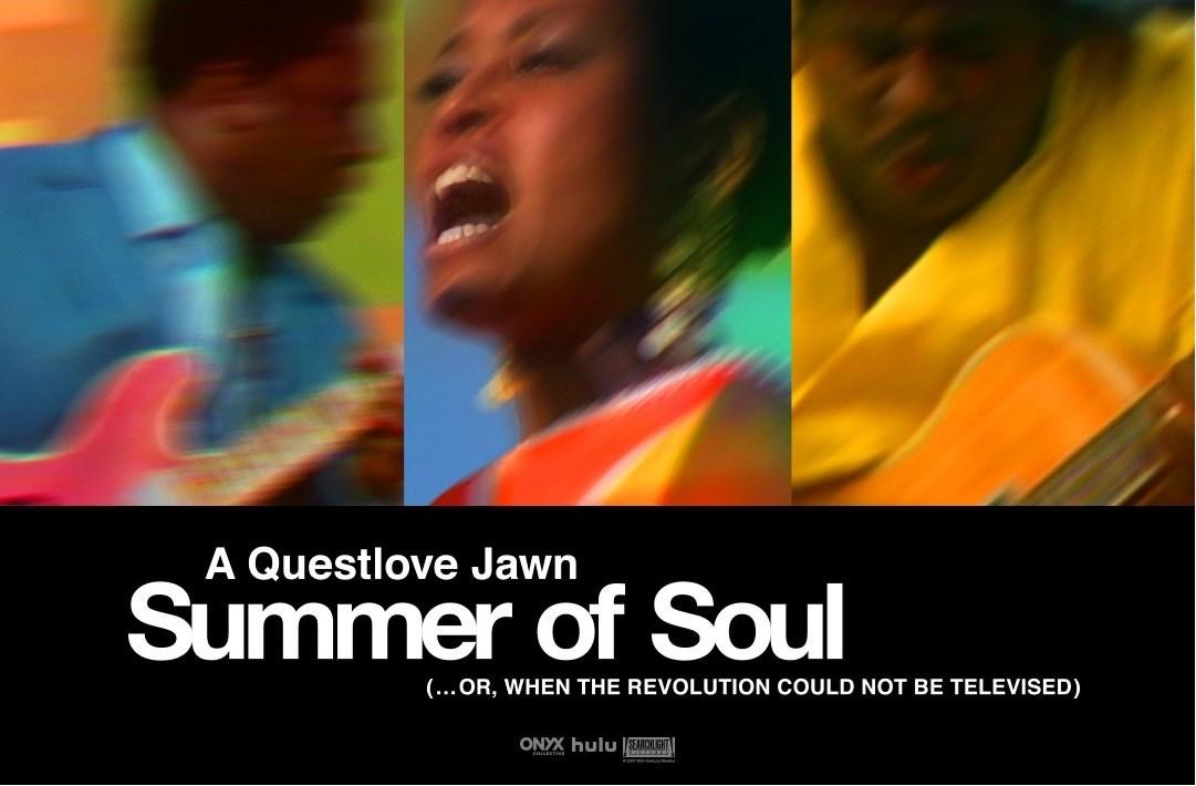 A movie poster with the words: Summer of Soul