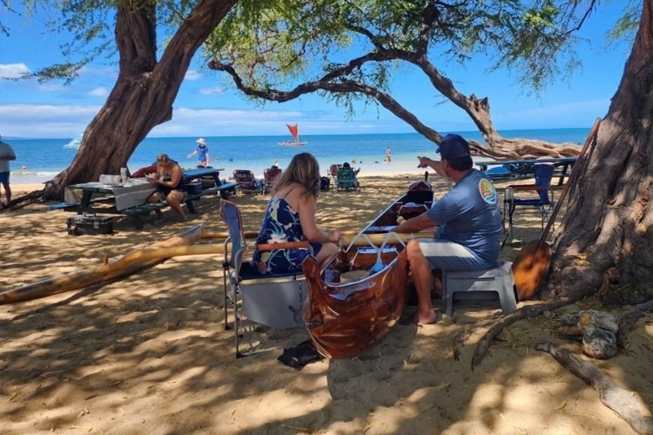 Canoe rides and lashing