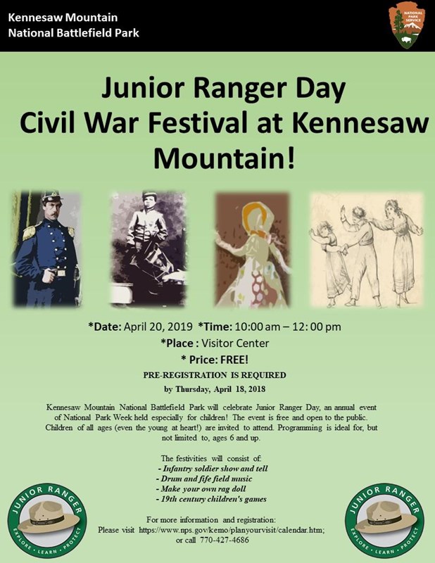 Jr. Ranger Day 2019 Flyer
