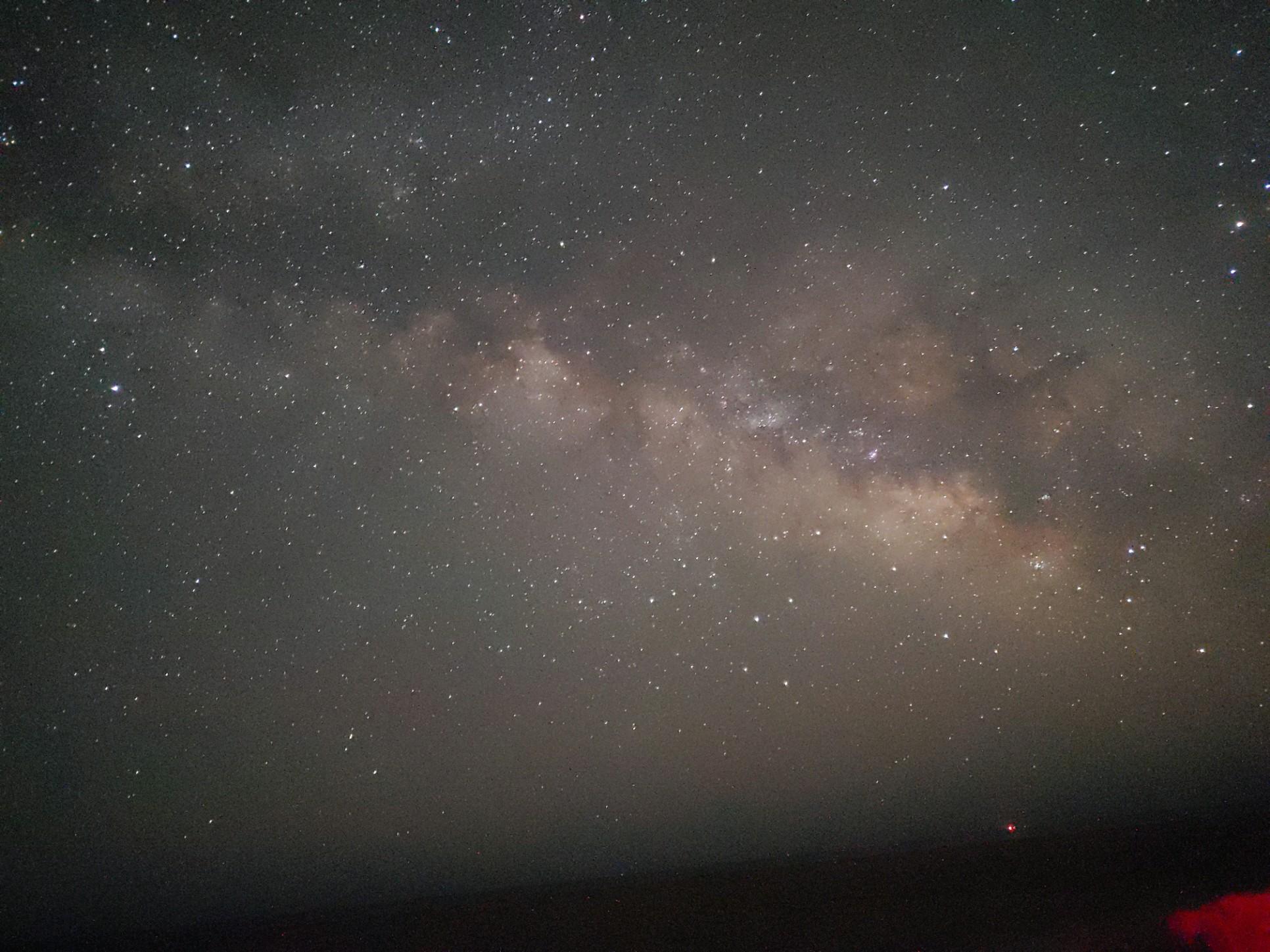 Night sky with stars.