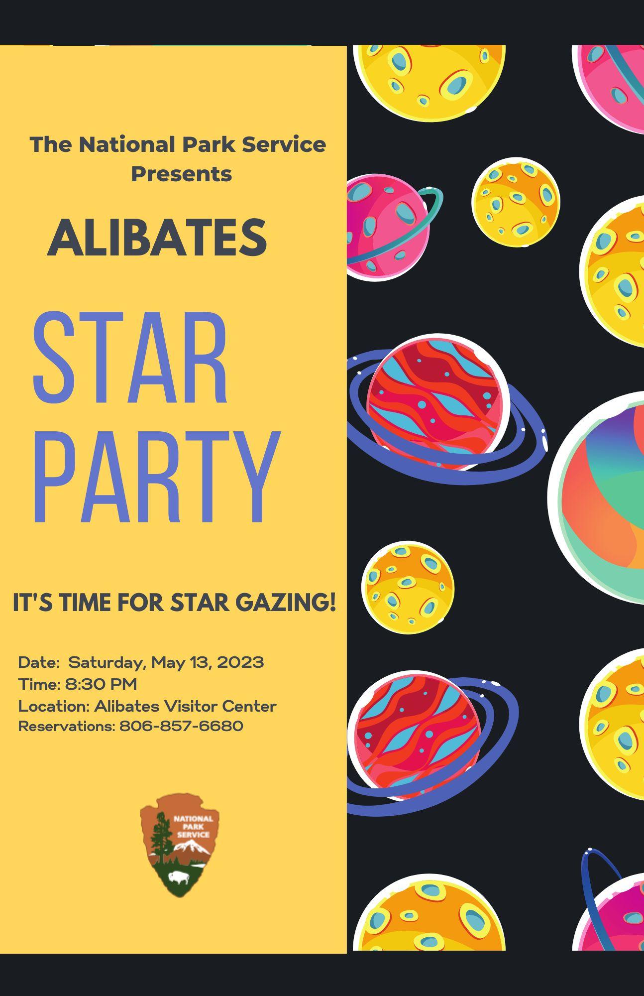 Alibates Star Party Poster