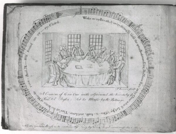 The frontispiece of the New England psalm singer.