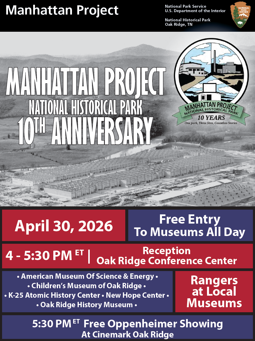 Flyer announcing 10th Anniversary events.