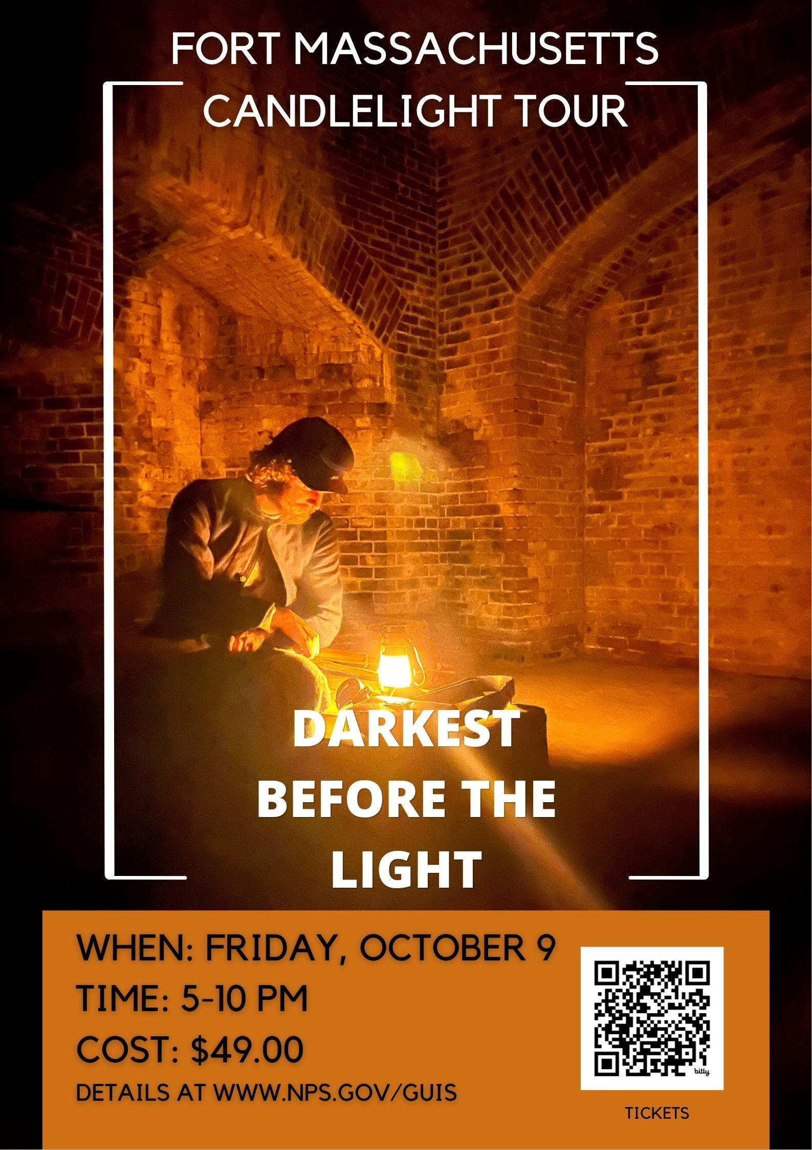 Darkest Before the Light: Fort Massachusetts Candlelight Tours