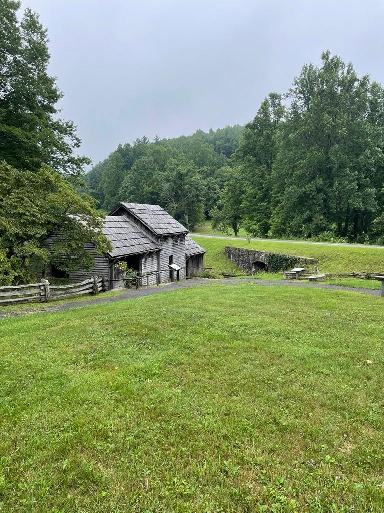 Mabry Mill sits along the Blue Ridge Parkway.