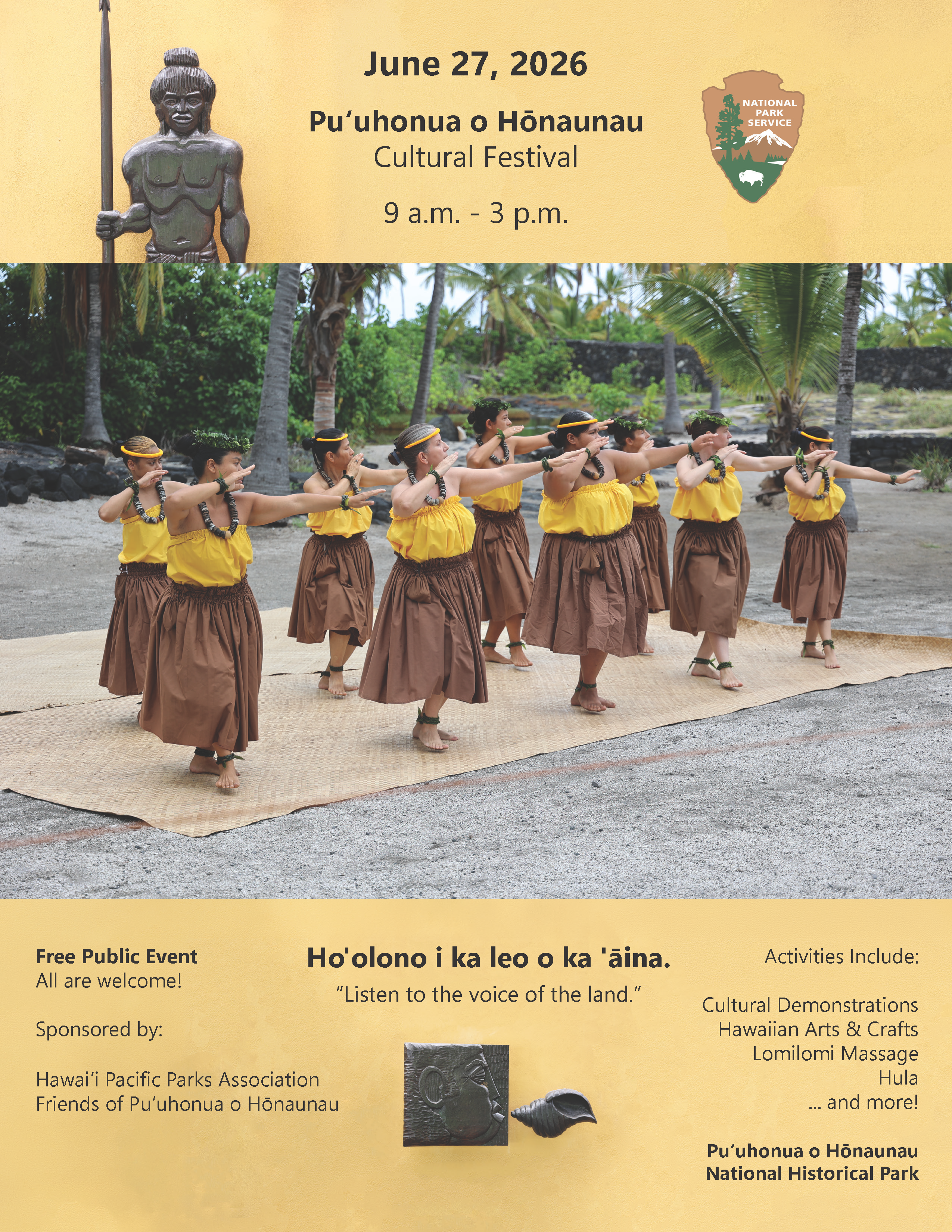 Festival flyer for cultural festival