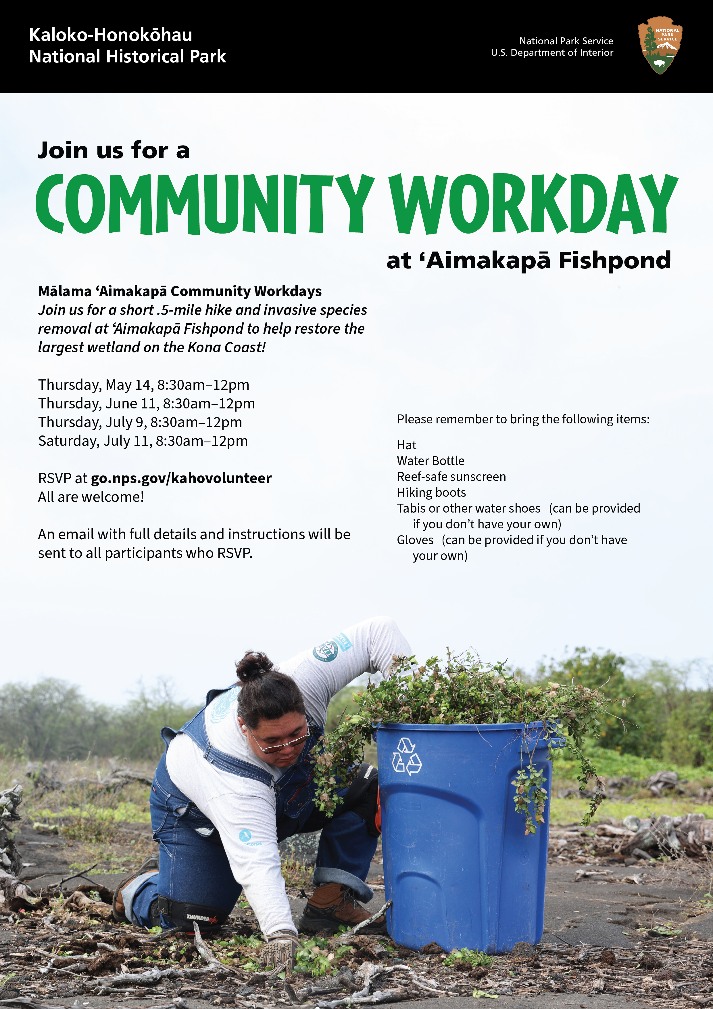 Flyer for Community Workday