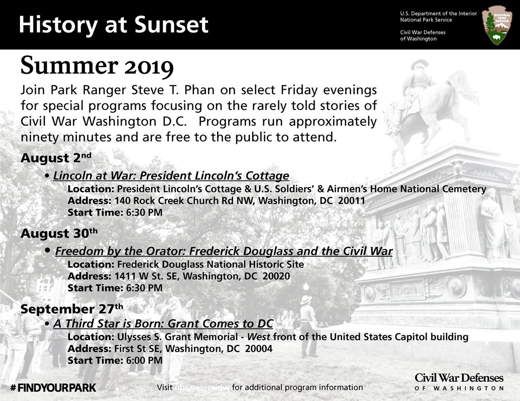 History at Sunset Lineup (Summer 2019)