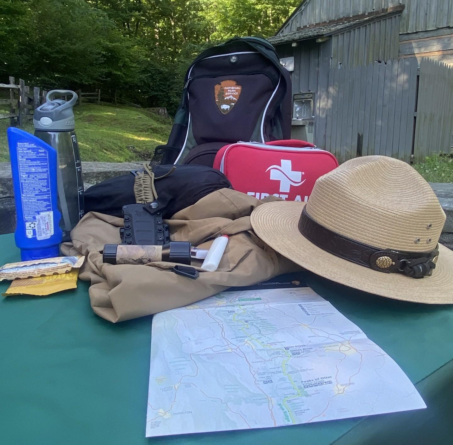 National Park Week: Hike Smart - The Ten Essentials and Leave No Trace Principles (Peaks of Otter - Milepost 86)
