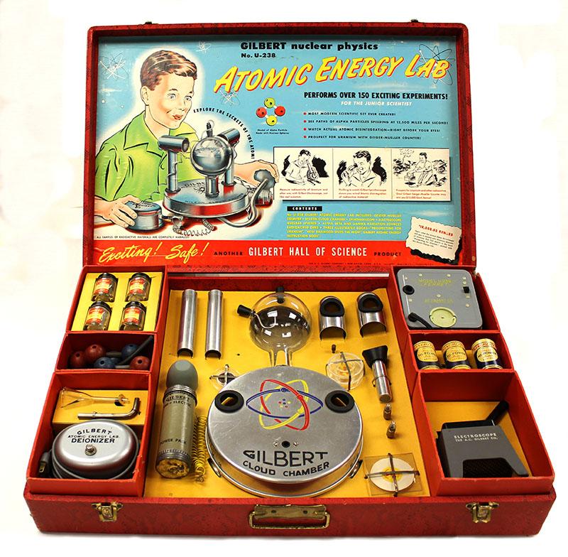 The Gilbert Atomic Energy Lab, a toy for children to create their own experiments.