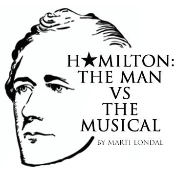 An image of Alexander Hamilton's face with the name of the program.