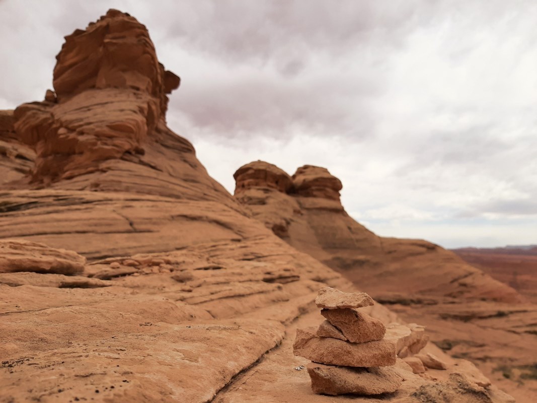 Sandstone rock structures