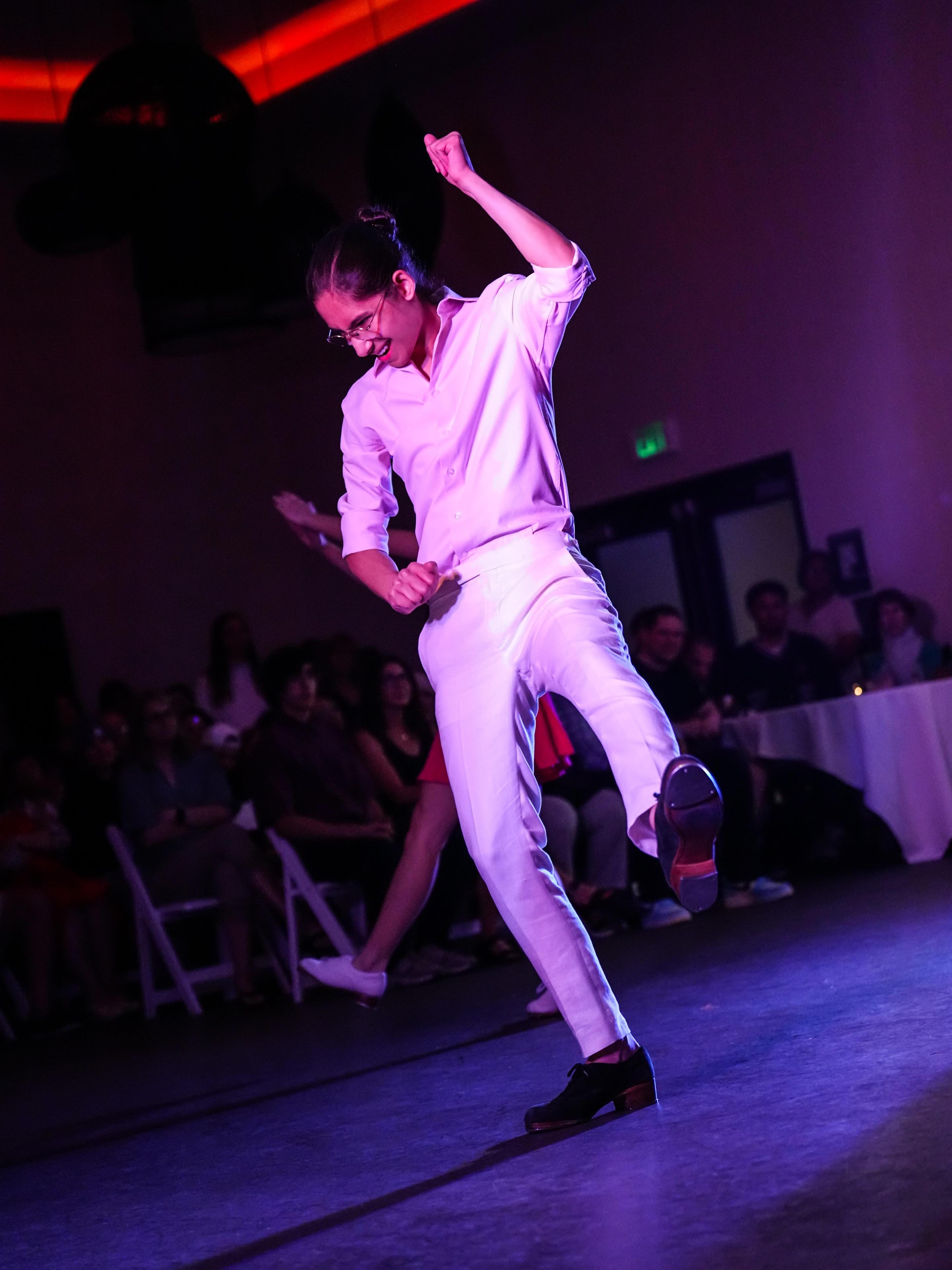 Owen Mar tapdancing