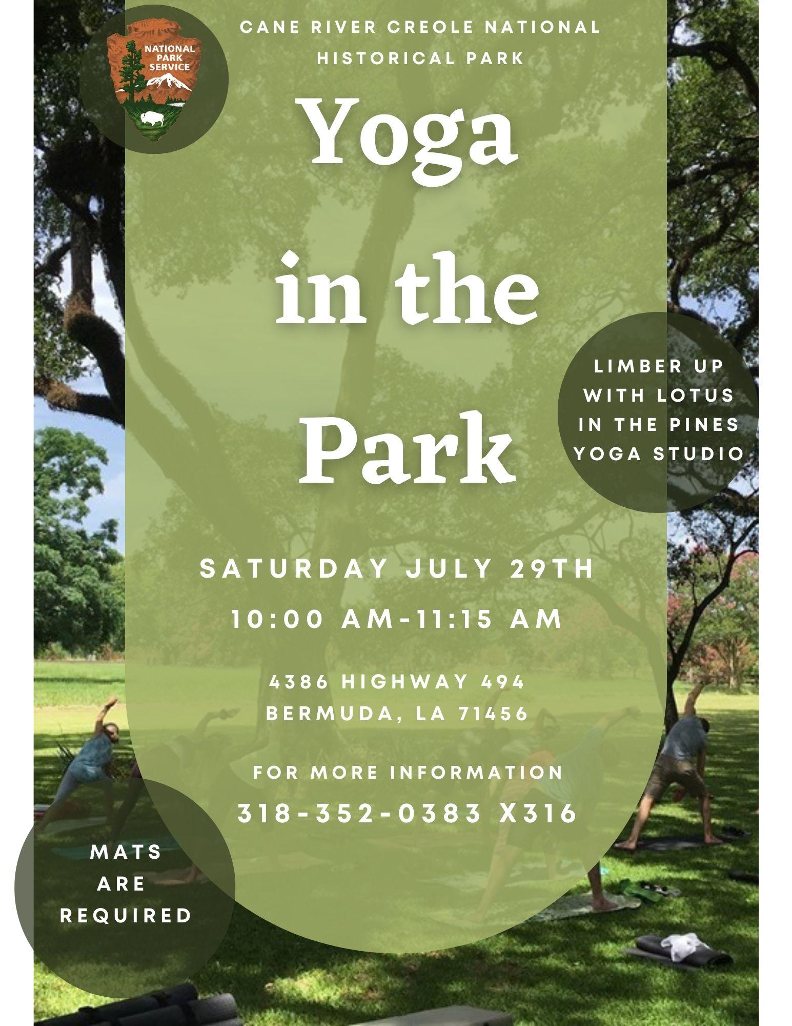 Yoga workshop flyer