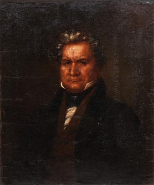 Painting of Major Ridge