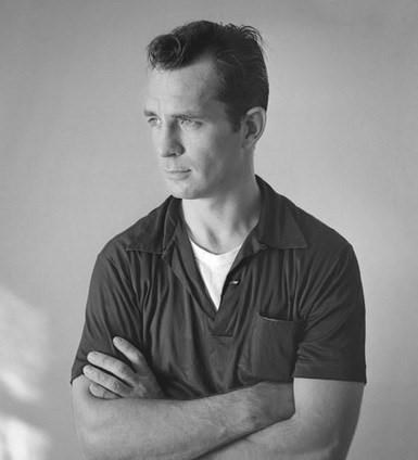 Black and white photograph of Jack Kerouac.