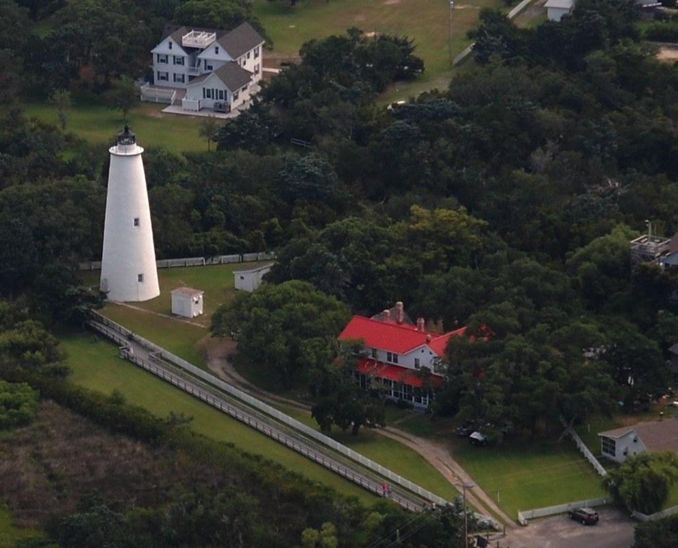 Ocracoke Lighthouse from above