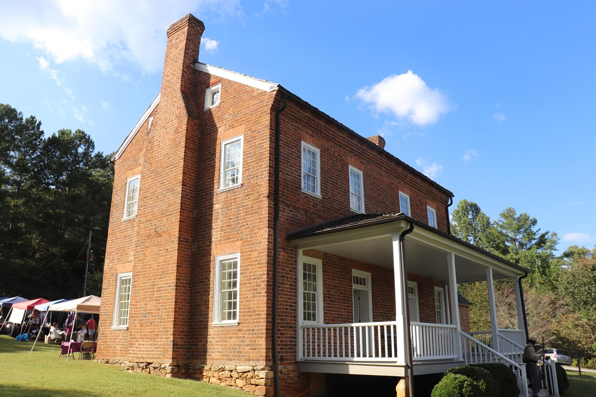 A large brick house