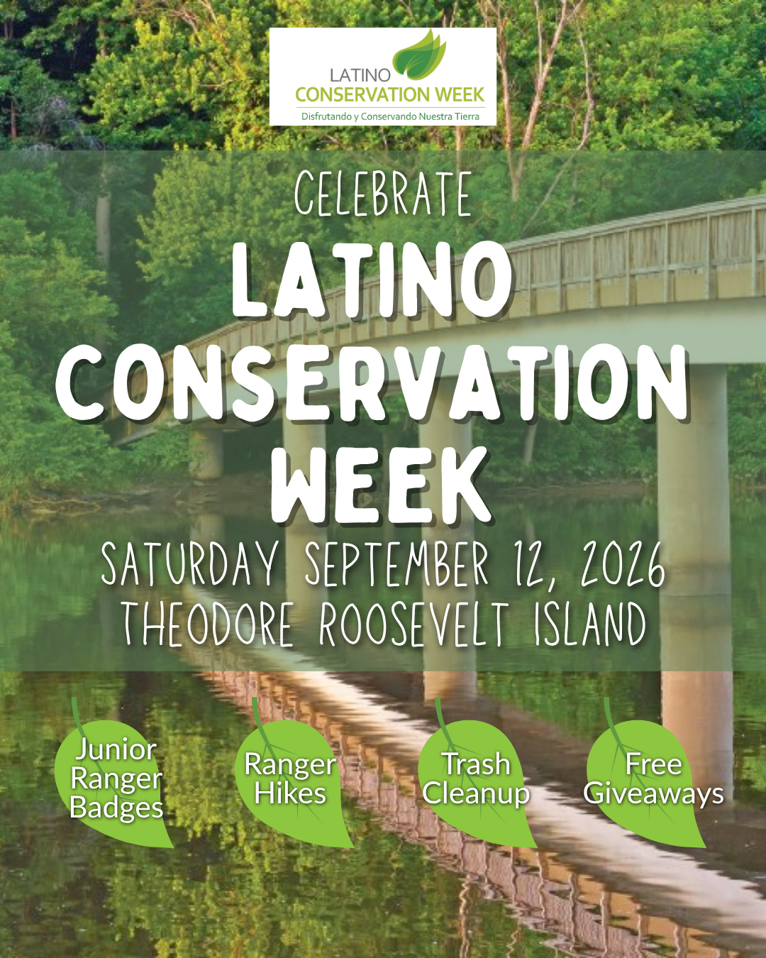 Latino Conservation Week at Theodore Roosevelt Island — Outdoors · Williamsport