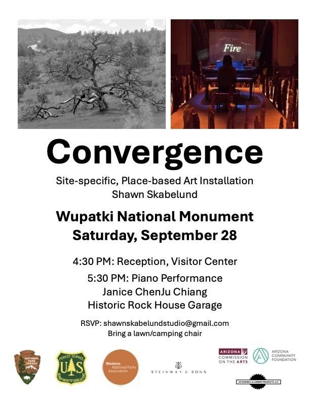 Convergence Art Installation and Performance Flyer