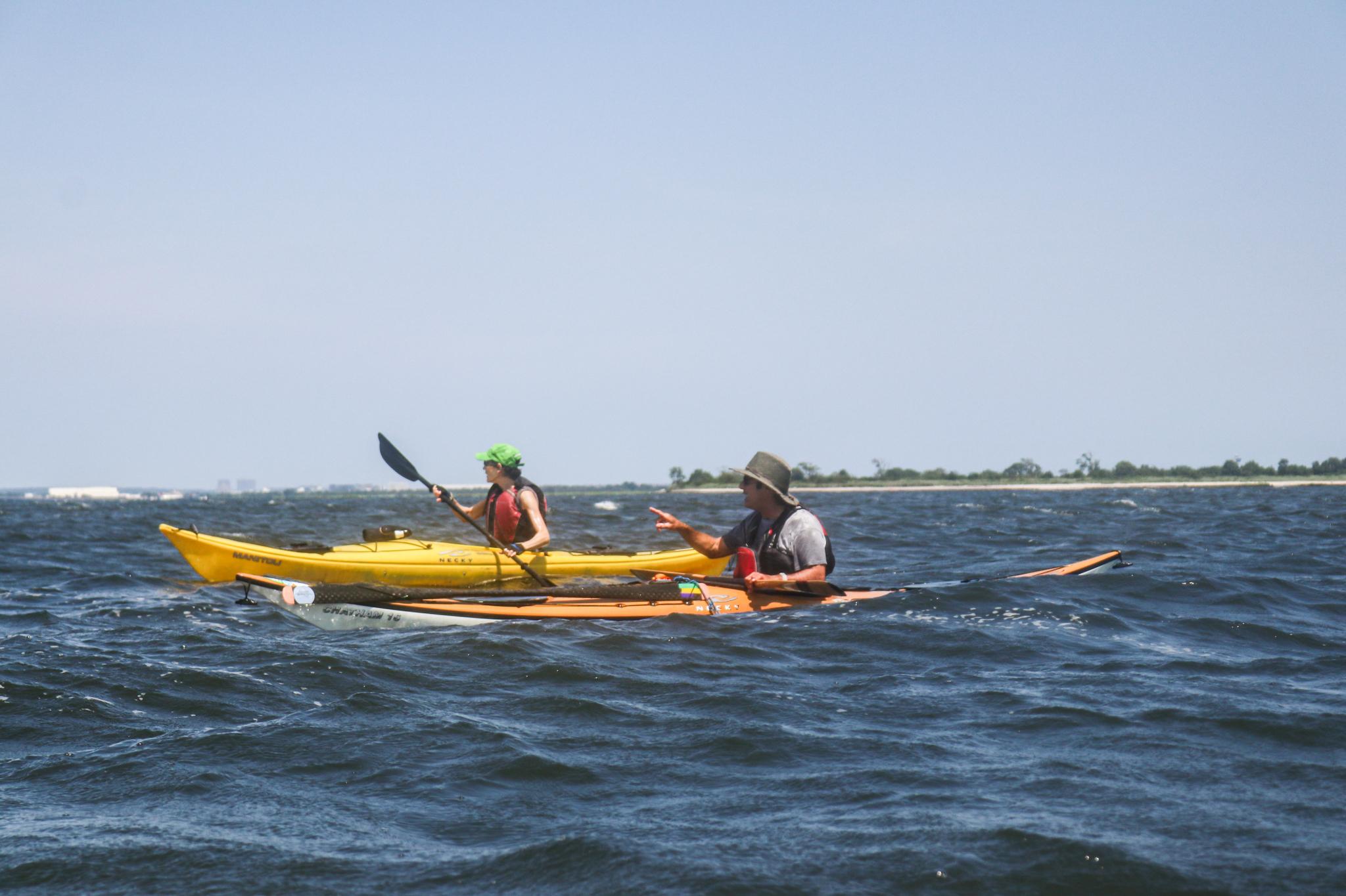 Kayakers on Water