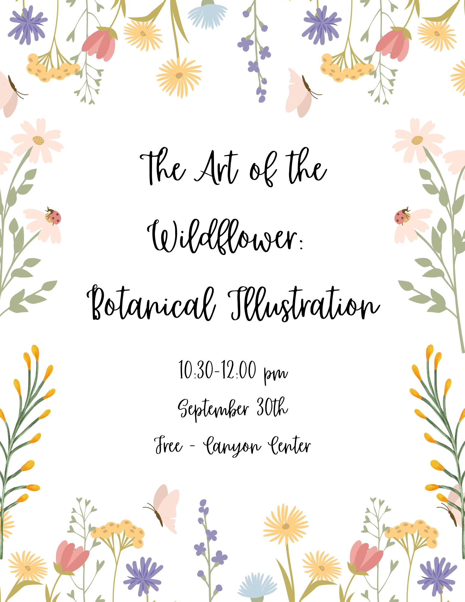 The Art of the Wildflower: Botanical Illustration