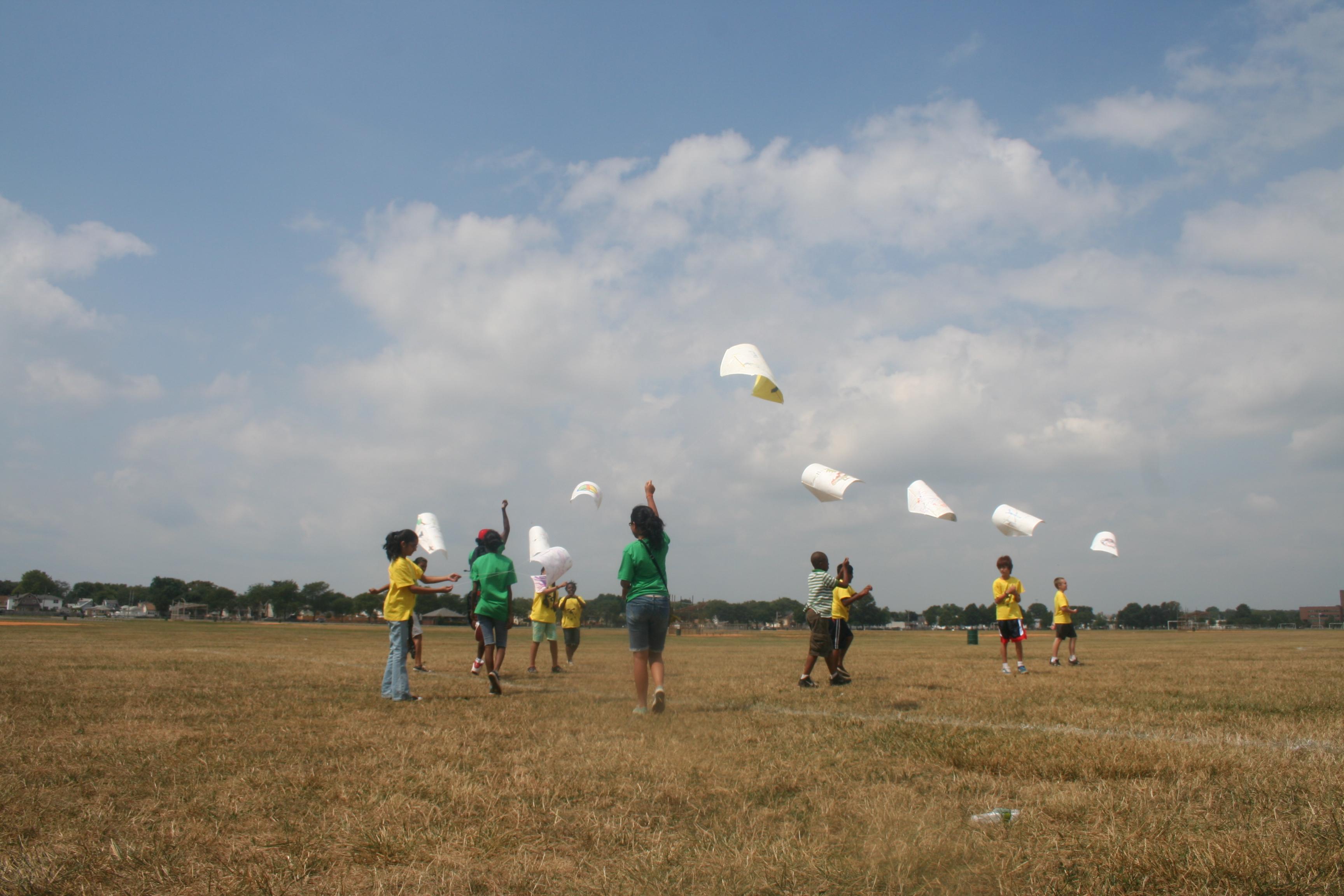 Kids with kites