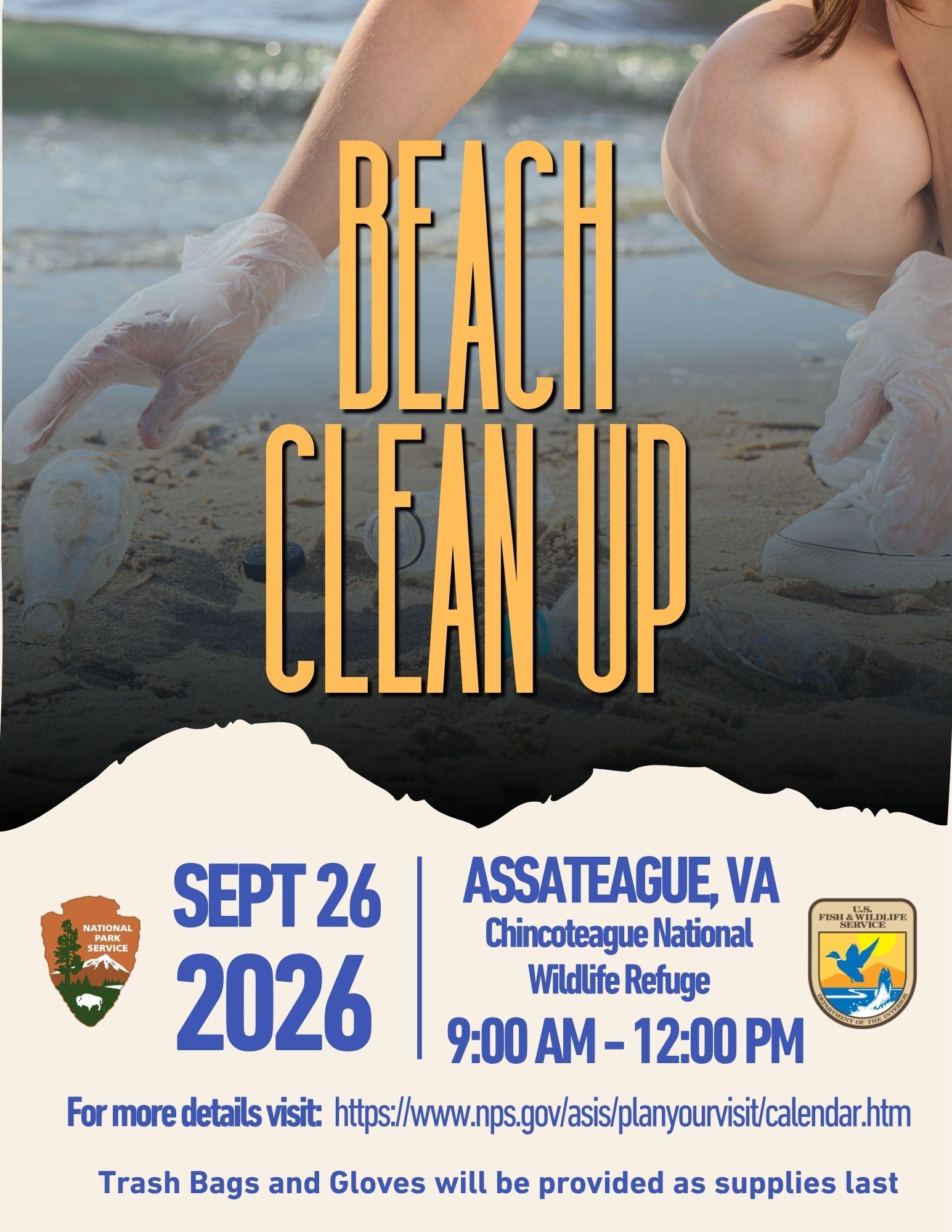 2026 Beach Clean Up at Assateague, Virginia