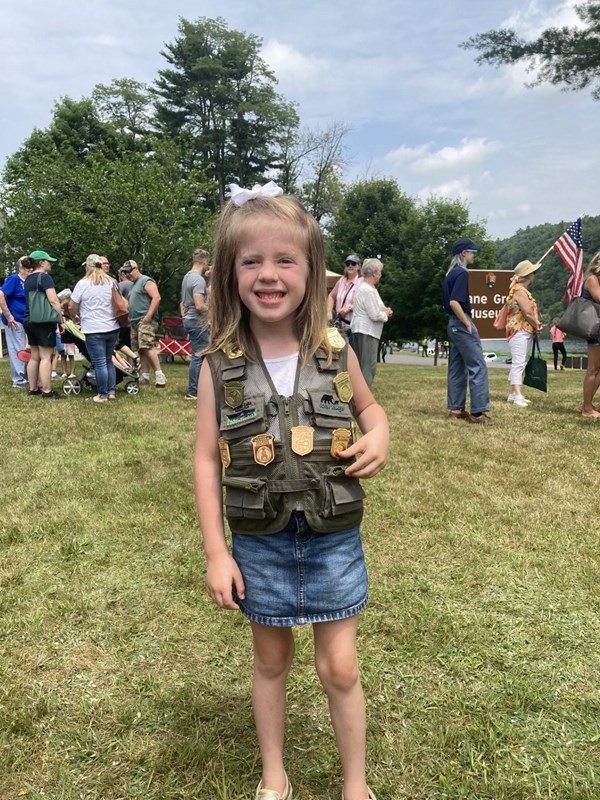 Young Junior Ranger at Festival