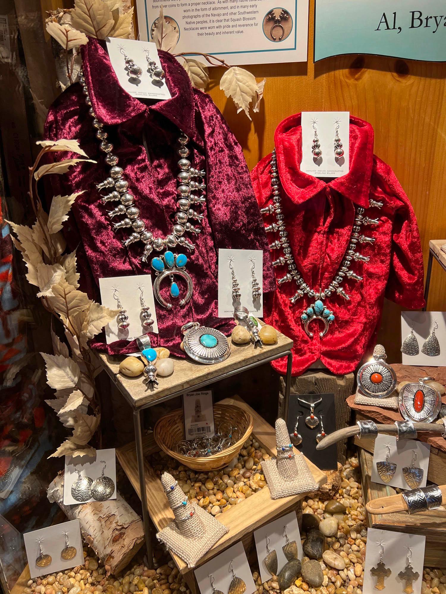 Navajo nation jewelry shop store