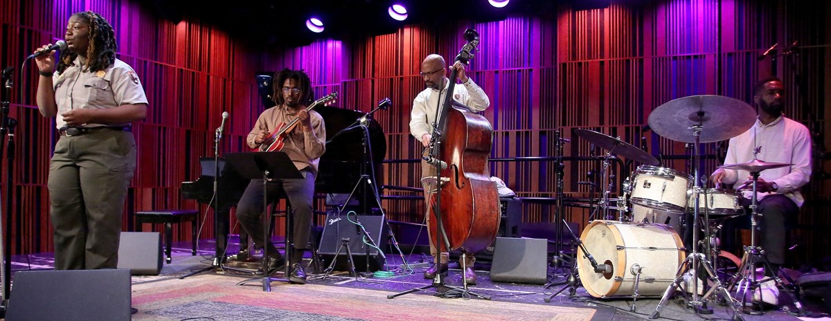 Jazz Quartet performing on stage