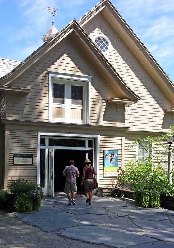 Carriage Barn Visitors in Summer