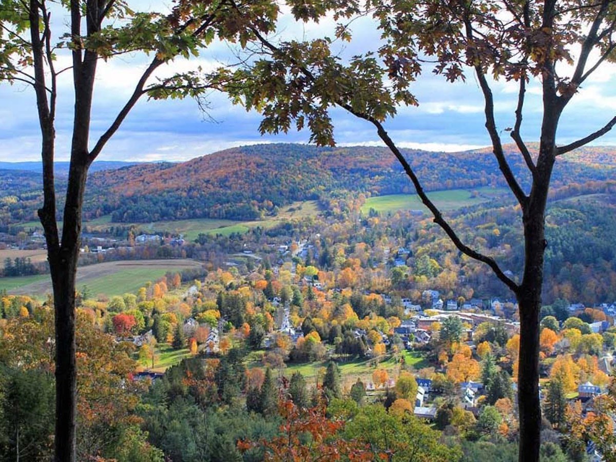 Mount Tom overlook fall