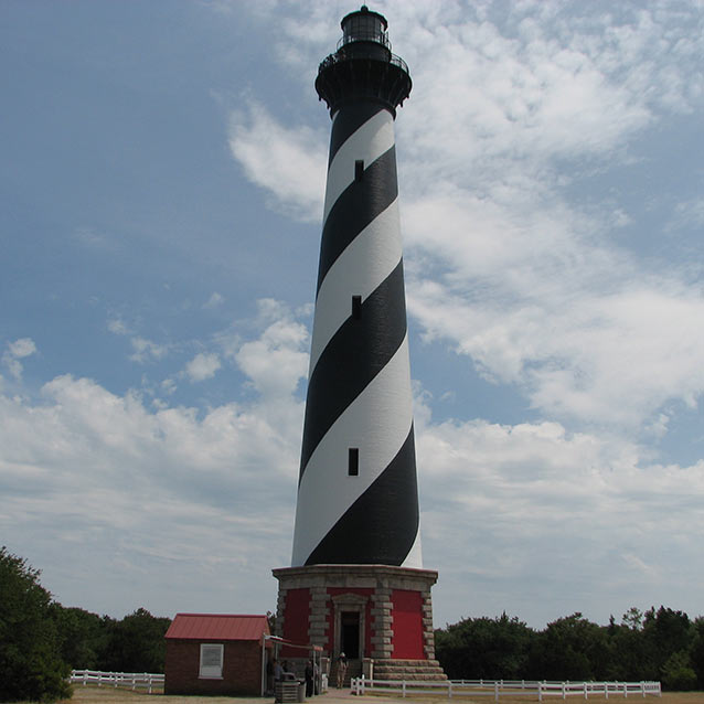 View of the Cape Hatteras Lighthouse View of the Cape Hatteras Lighthouse