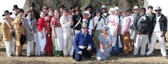 Students Portray Men & Women Who Defended New Orleans from British Students Portray Men & Women Who Defended New Orleans from British