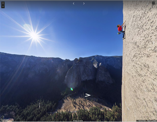 Tommy Caldwell climbing on the Dawn Wall route on El Capitan Tommy Caldwell climbing on the Dawn Wall route on El Capitan